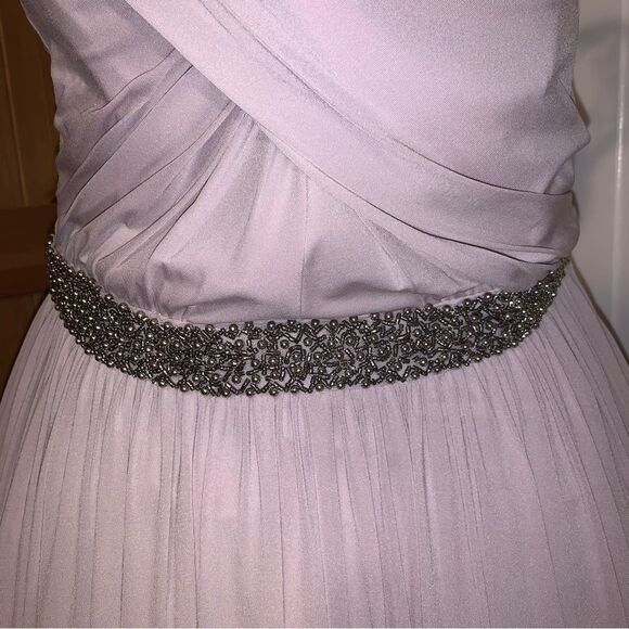 COAST Lavender Maxi Prom Dress With Beading Size 6 - Picture 7 of 8